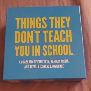Things They Don't Teach You In School Trivia Game